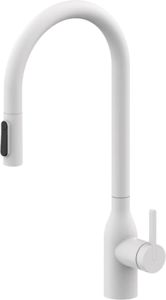Смеситель для кухни Paulmark Universal Un213880-WH белый