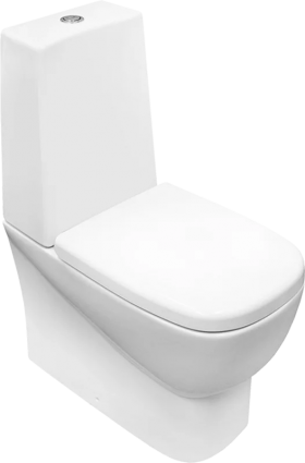 Унитаз-компакт напольный Sanita luxe Infinity MON Comfort с микролифтом, белый