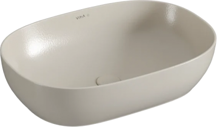 Накладная раковина VitrA Outline Recycled 7995B066-0016, матовый тауп