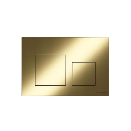 Кнопка смыва Ceramica Nova Balance Square CN12-002BG брашированное золото