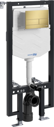 Система инсталляции для унитазов Wasserkraft Vils 56TLT.010.ME.MG04, с кнопкой смыва матовое золото
