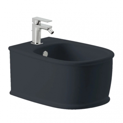 Биде подвесное ArtCeram Atelier ATB001 17 00, черный матовый
