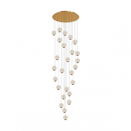 Подвесная светодиодная люстра Maytoni Sapphire MOD293PL-L140BS3K