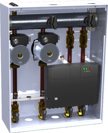 Модуль Ariston MGZ II Basic гидравлический, монотемпературный, двухзональный, с трехскоростным насосом