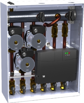 Модуль Ariston MGZ III Basic гидравлический, монотемпературный, трехзональный, с трехскоростным насосом