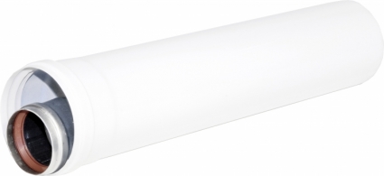 Дымоход Ariston 3318006 удлинение 60/100 мм (высота: 0,5 м), с центрирующей пружиной