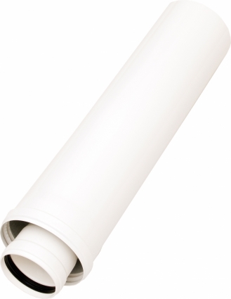Дымоход Ariston 3318094 удлинение 80/125 мм (высота: 0,5 м), с центрирующей пружиной