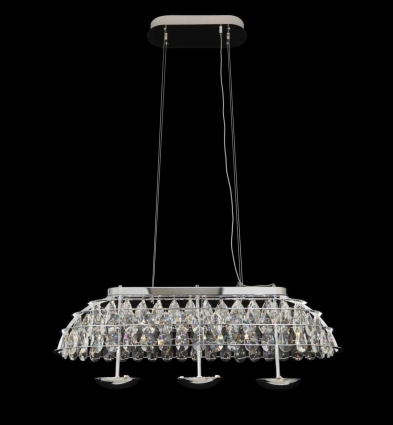 Люстра подвесная Alfa Light F4024-22 800x350mm CH LED