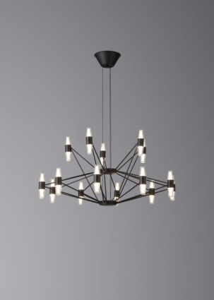 Люстра подвесная Alfa Light F3024-60 BLACK