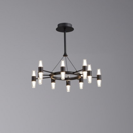 Люстра подвесная Alfa Light F3024-58 BLACK