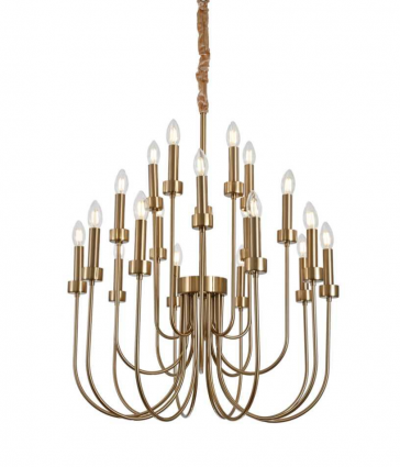 Люстра подвесная Alfa Light F1124-15 D650*H950 COPPER