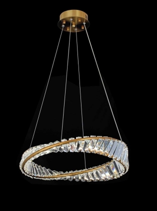 Люстра подвесная Alfa Light F4024-68 ?500 GD LED 64+64W