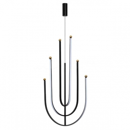 Люстра подвесная Alfa Light F3924-62 BK 70W ?60*H11 0