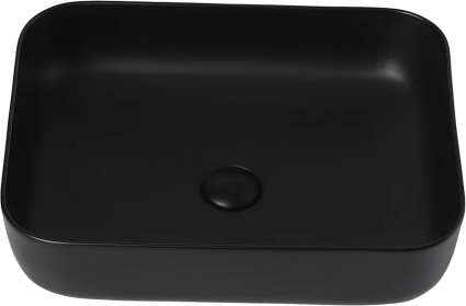Накладная раковина Abber Rechteck AC2202MB матовая черная