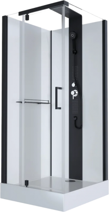 Душевая кабина Black&White Galaxy G8702, 900х900х2170, с низким поддоном