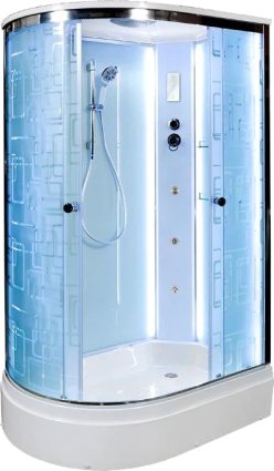 Душевая кабина DTO EM 2712RLED+GM