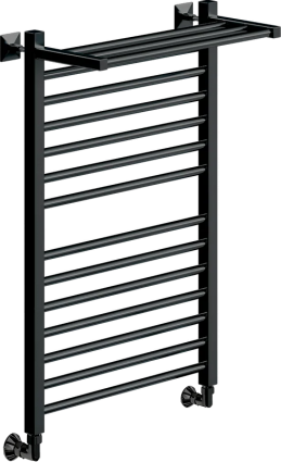 Полотенцесушитель водяной Ника Modern, ЛМ 3 80/50, черный матовый