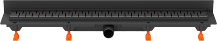 Душевой трап (лоток) MCH Chudej Medium CH850MC2 85 см, матовый черный