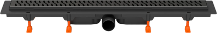 Душевой трап (лоток) MCH Chudej Harmony CH650/50HC 65 см, матовый черный