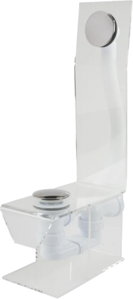 Слив-перелив Vega V55R 60п эко КК, хром