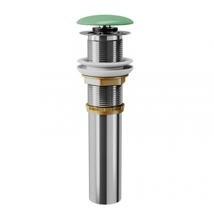 Донный клапан для раковины D&K DC9012 зеленый матовый