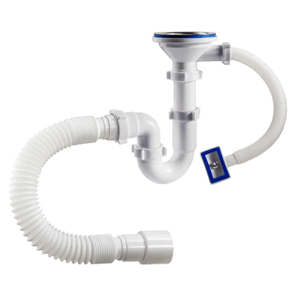 Сифон для мойки Orio S-41079 с прямоугольным переливом