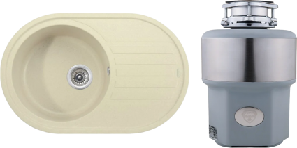 Комплект Мойка Kaiser KGM-7750-J жасмин + Измельчитель Status Premium 300