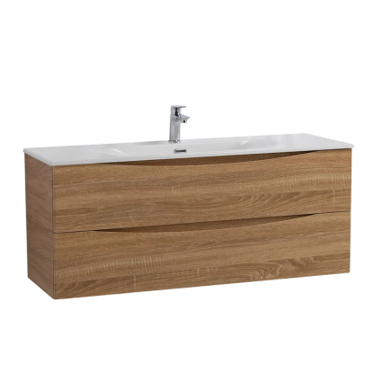 Тумба под раковину BelBagno Marino-cer-n 120 подвесная, rovere bianco