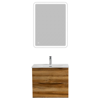 Мебель для ванной комнаты BelBagno Marino-cer-mini 60, подвесная, rovere rustico