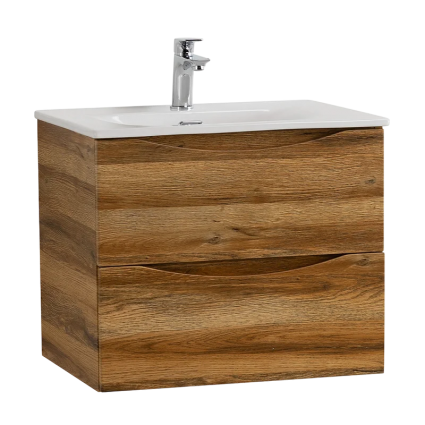 Тумба с раковиной BelBagno Marino-cer-mini 60, подвесная, rovere rustico