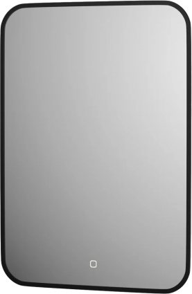 Зеркало Defesto Aura DF 2964S 50x70, с нейтральной подсветкой, сенсорный выключатель, черное