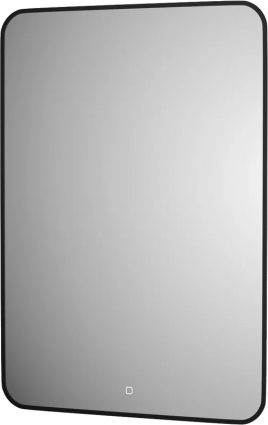 Зеркало Defesto Aura DF 2969S 70x100, с нейтральной подсветкой, сенсорный выключатель, черное