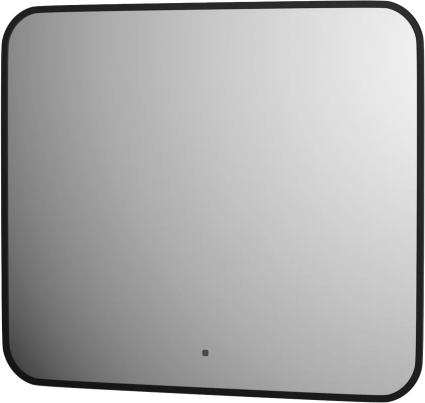 Зеркало Defesto Aura DF 2966RH 70x60, с нейтральной подсветкой, инфракрасный выключатель, черное