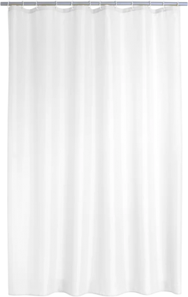 Штора для ванной Ridder Clean, 180х20, текстильная, белая