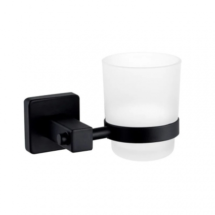 Стакан для ванной комнаты / держатель зубных щеток и пасты Maretti Umbria Black UMB541P45