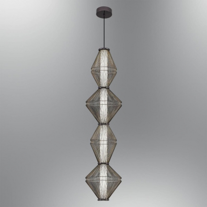 Светильник подвесной Alfa Light F3024-10 BLACK CHROME