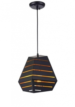 Светильник подвесной Alfa Light F3524-40 Black+Gold E27*1