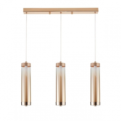 Подвесной светодиодный светильник Indigo Rilucente 11061/3P Gold V000150L
