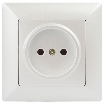 Розетка ЭРА Intro Solo 2P 16A 250V перламутровый 4-201-06 Б0053646