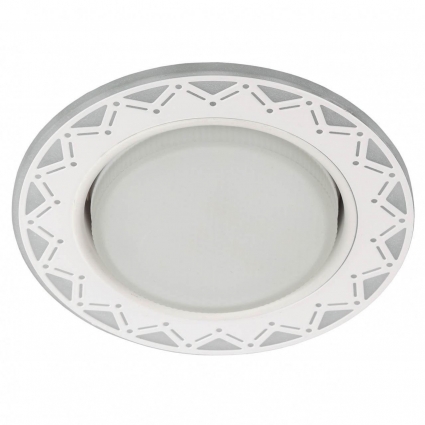 Точечный светильник ЭРА с подсветкой DK LD27 WH/WH Б0037388