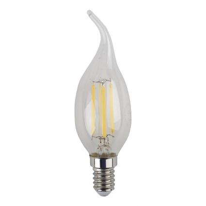 Лампа светодиодная филаментная ЭРА E14 9W 4000K прозрачная F-LED BXS-9W-840-E14 Б0047005