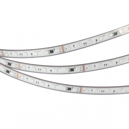 Светодиодная лента герметичная Arlight 14W/m 60LED/m 5060SMD разноцветный 5М DMX-PS-B60-12mm 24V 039182