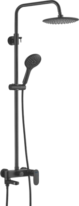 Душевая стойка Shevanik S8736H, черная