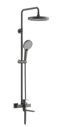 Душевая стойка BELZ B813 B24813-3, оружейная сталь