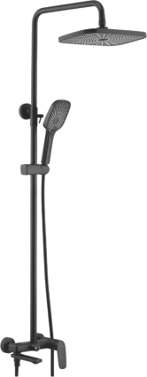 Душевая стойка Shevanik S8536H, черная