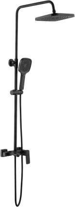 Душевая стойка Shevanik S9736H, черная
