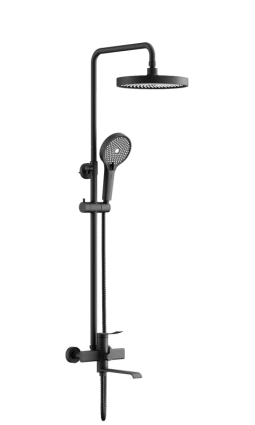 Душевая стойка BELZ B812 B24812-7, матовая черная