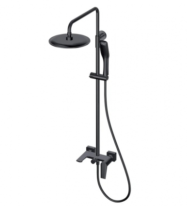 Душевая стойка OliveS Viar 28511VRB, черная матовая