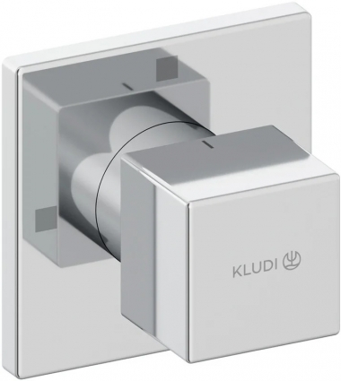 Переключатель потоков Kludi Decus 548460575, хром, на три потребителя