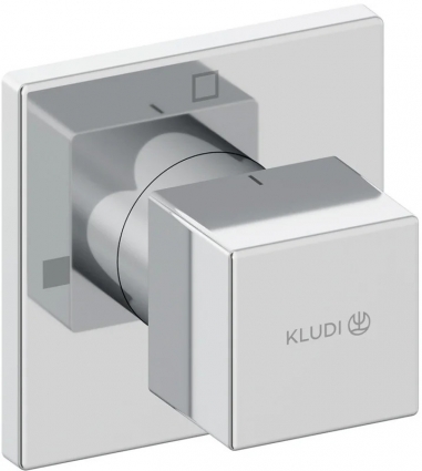 Переключатель потоков Kludi Decus 548470575, хром, на два потребителя